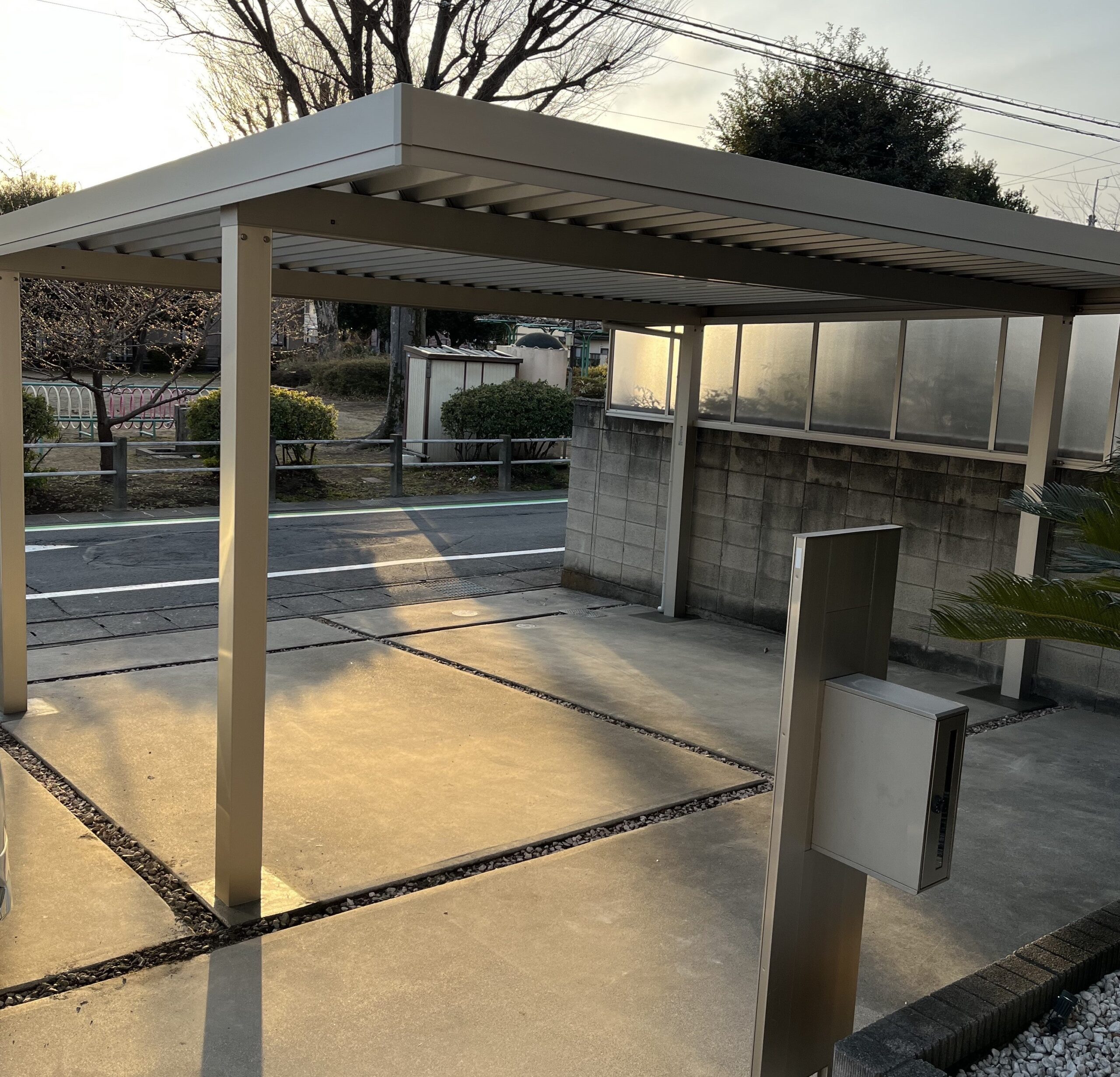 群馬県前橋市で新設したカーポートの施工事例